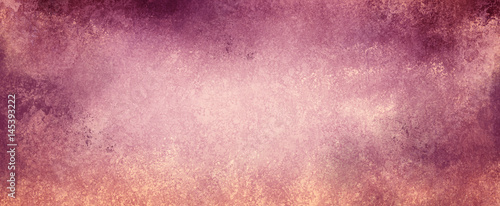 vintage pink background texture with distressed stains on border and faded white sponge grunge design effect
