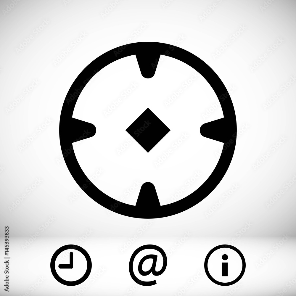 location icon stock vector illustration flat design location icon stock vector illustration flat design