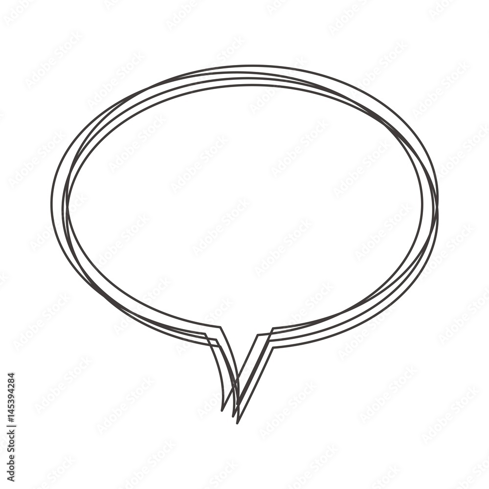 speech bubble icon over white background. vector illustration speech bubble icon over white background. vector illustration