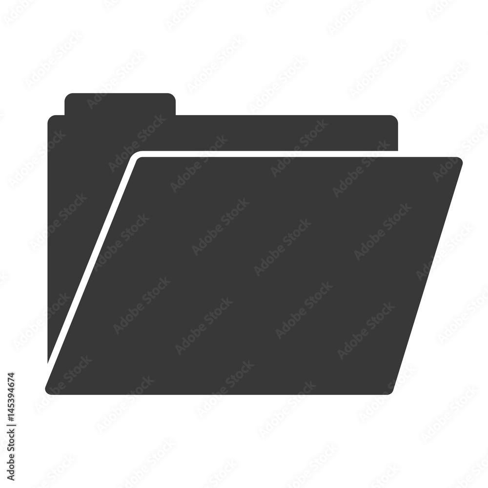 document folder icon over white background. vector illustration document folder icon over white background. vector illustration