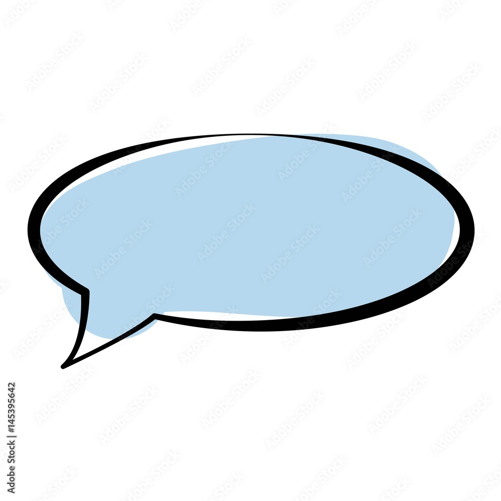 speech bubble icon over white background. colorful design. vector illustration speech bubble icon over white background. colorful design. vector illustration