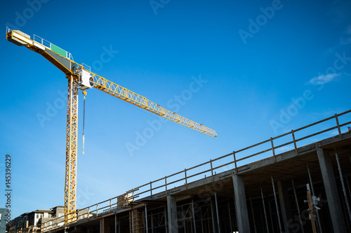 Construction Crane on a Clear Day