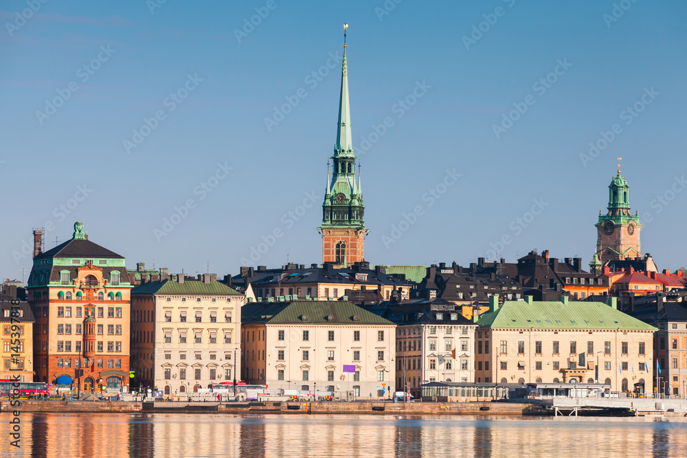 Fototapeta premium Gamla Stan city in central Stockholm