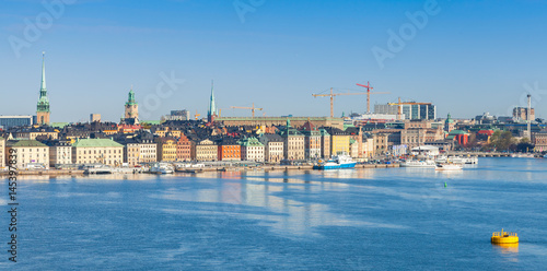 Stockholm, cityscape. Gamla Stan island © evannovostro