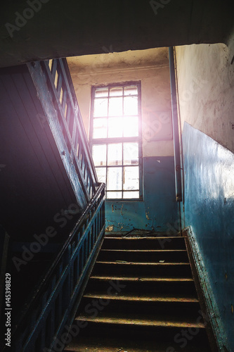 Fototapeta Naklejka Na Ścianę i Meble -  Inside abandoned manor