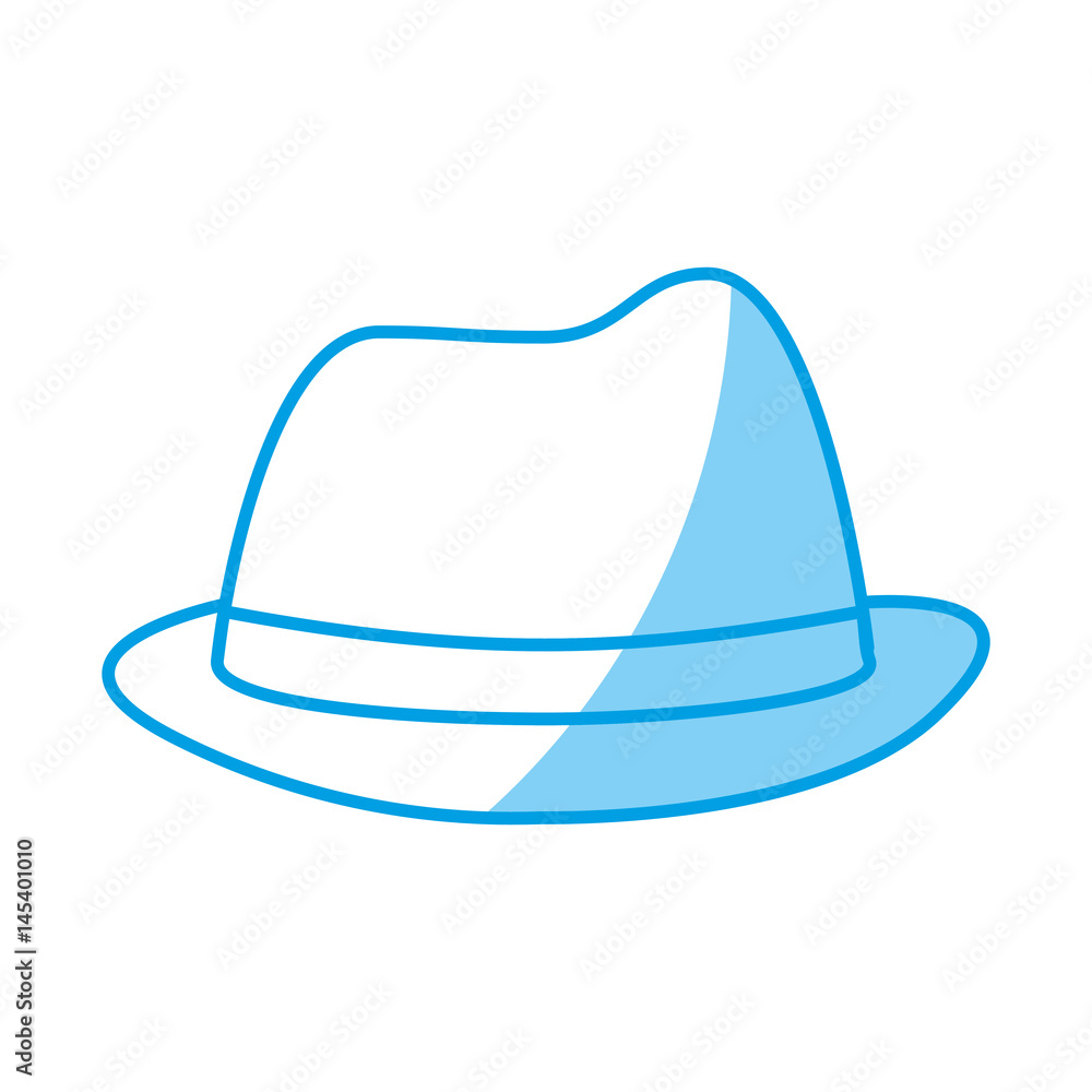 hat accessory icon over white background. vector illustration hat accessory icon over white background. vector illustration