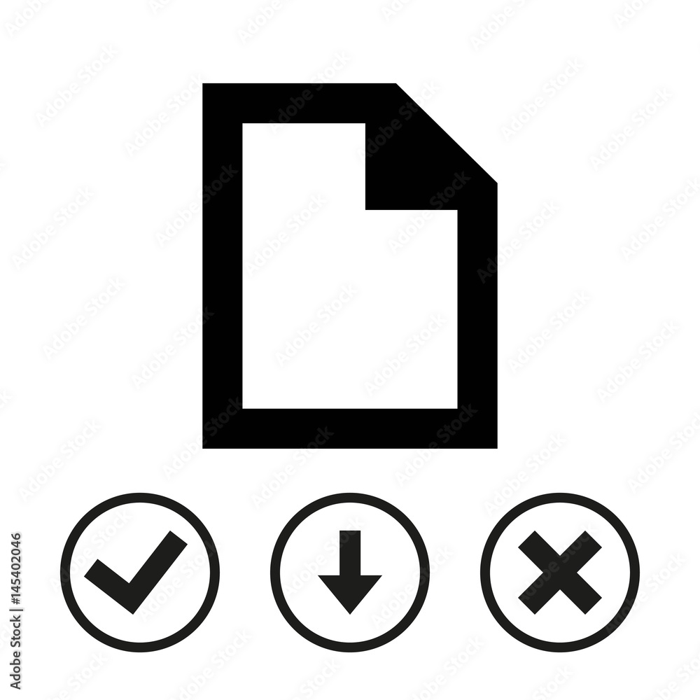file icon stock vector illustration flat design file icon stock vector illustration flat design