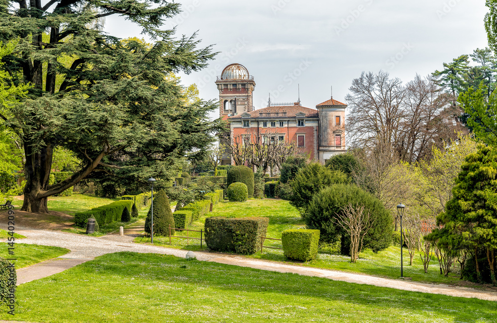 The public park at Villa Toeplitz in Varese, Italy

