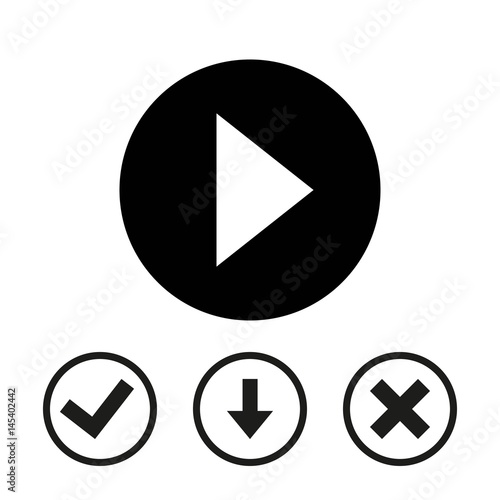 play icon stock vector illustration flat design Free Download play icon stock vector illustration flat design - GFXLoad