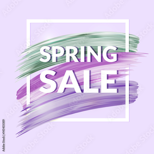 Sale Banner in lilac colors