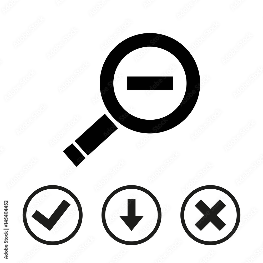 search icon stock vector illustration flat design search icon stock vector illustration flat design
