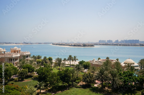 Dubai. In the summer of 2016. Oasis of the Kempinski The Palm hotel on the Persian Gulf, Jumeirah.
 photo