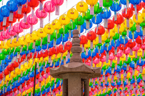 Photography Paper lanterns at the Bongeunsa temple in Seoul, South Korea