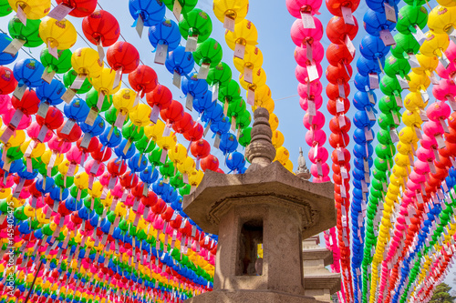 Photography Paper lanterns at the Bongeunsa temple in Seoul, South Korea