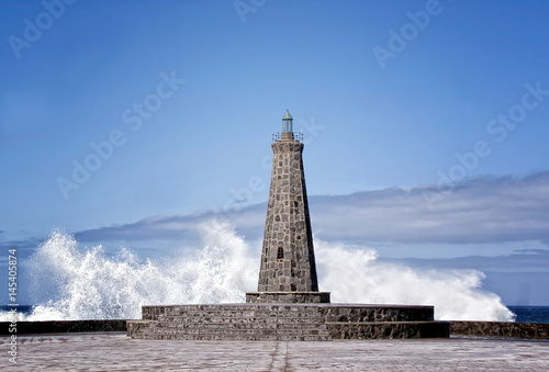 the Bajamar lighthouse on the island of Tenerife