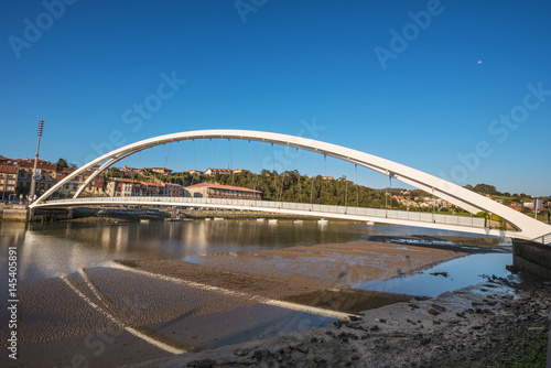 Plencia cityscape and bridge, Vizcaya, Basque country, Spain.