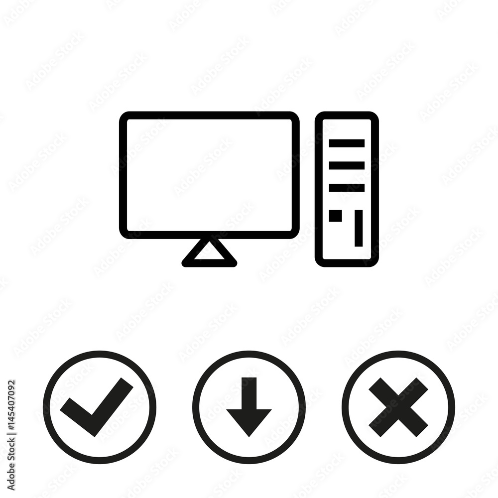 laptop with user icon in the middle vector illustration flat design laptop with user icon in the middle vector illustration flat design