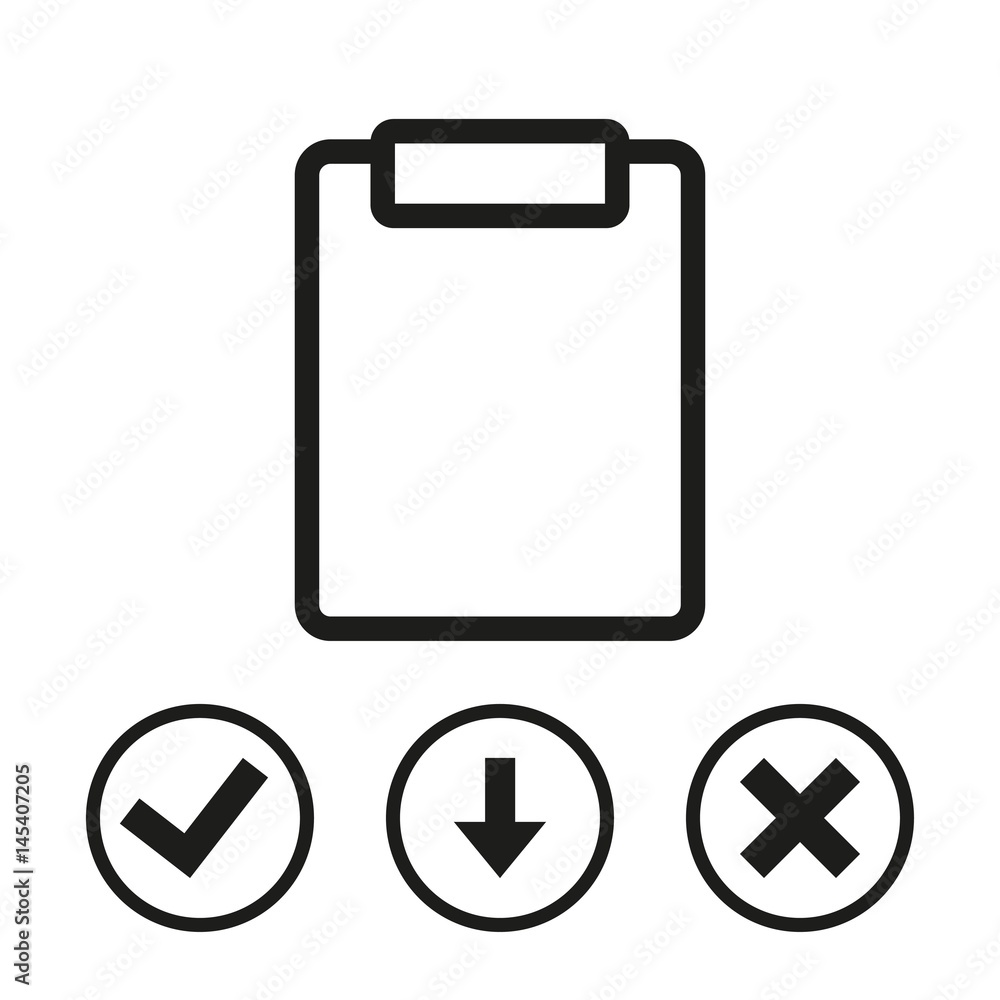 checklist icon stock vector illustration flat design checklist icon stock vector illustration flat design