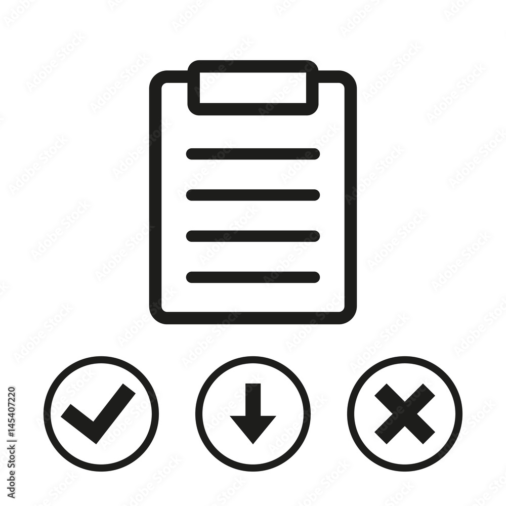 checklist icon stock vector illustration flat design checklist icon stock vector illustration flat design