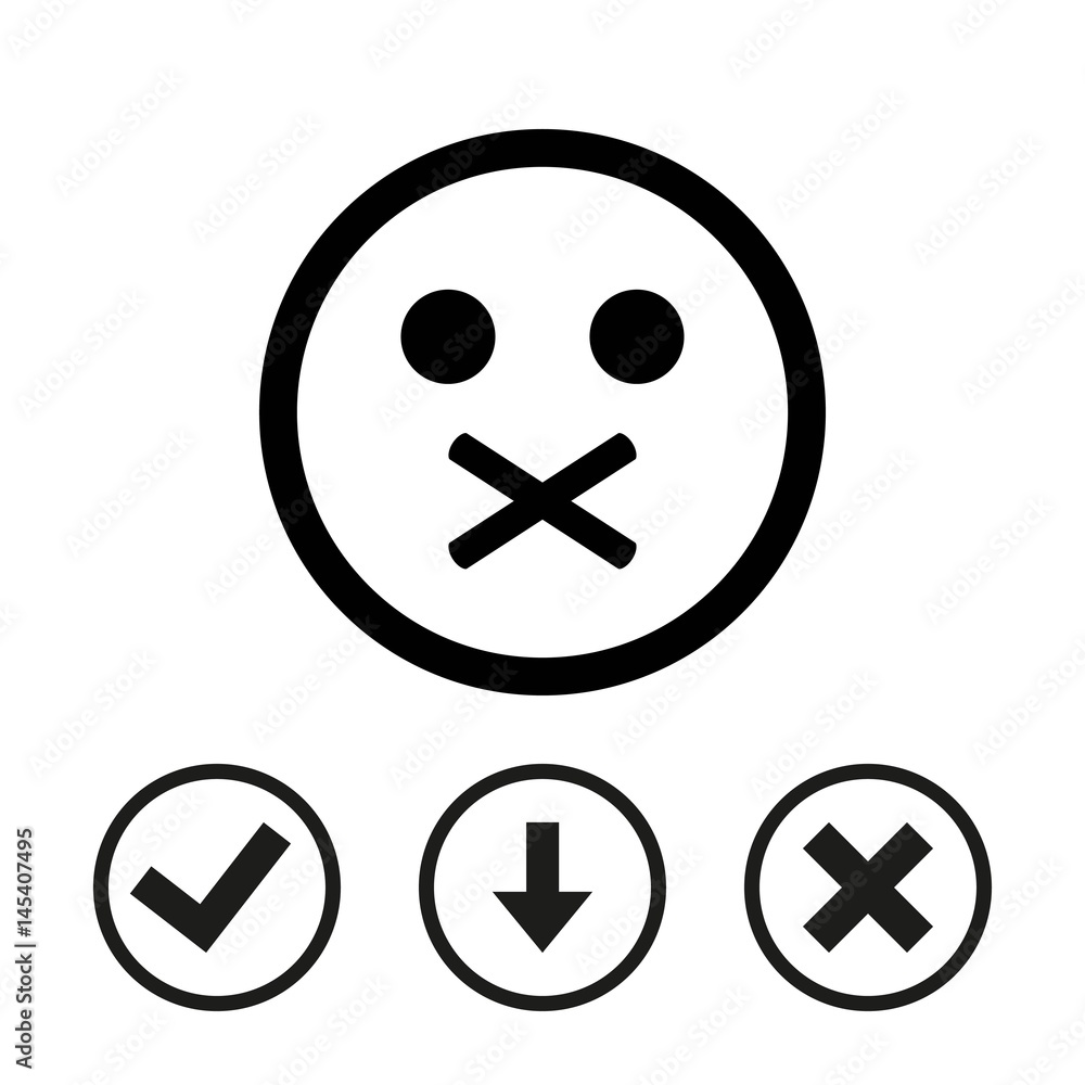 Smile icon stock vector illustration flat design Smile icon stock vector illustration flat design