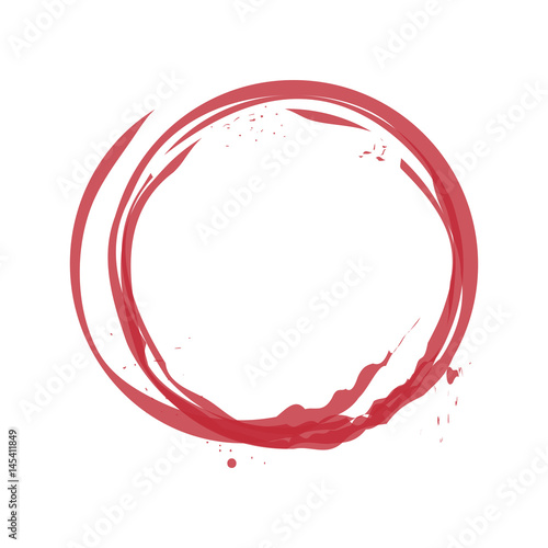 wine stain icon over white background. colorful design. vector illustration