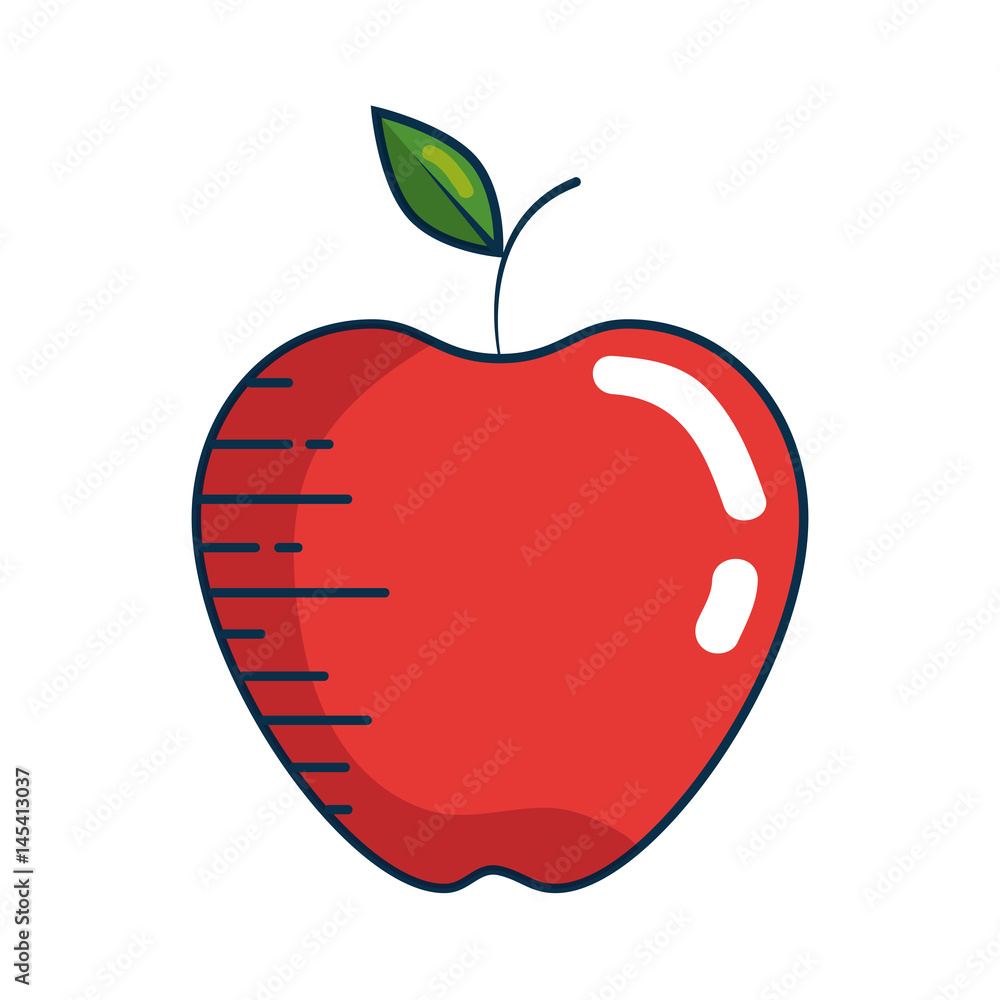 apple fruit icon over white background. colorful design. vector illustration apple fruit icon over white background. colorful design. vector illustration