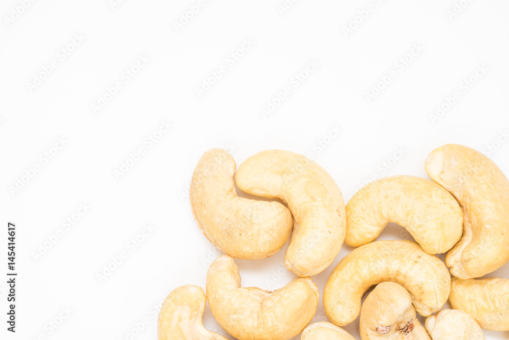 cashew nut isolated on white cashew nut isolated on white