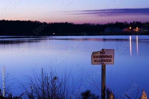 NO Swimming Allowed