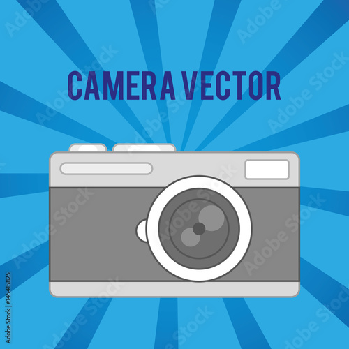 Camara fotográfica ilustracion vector
