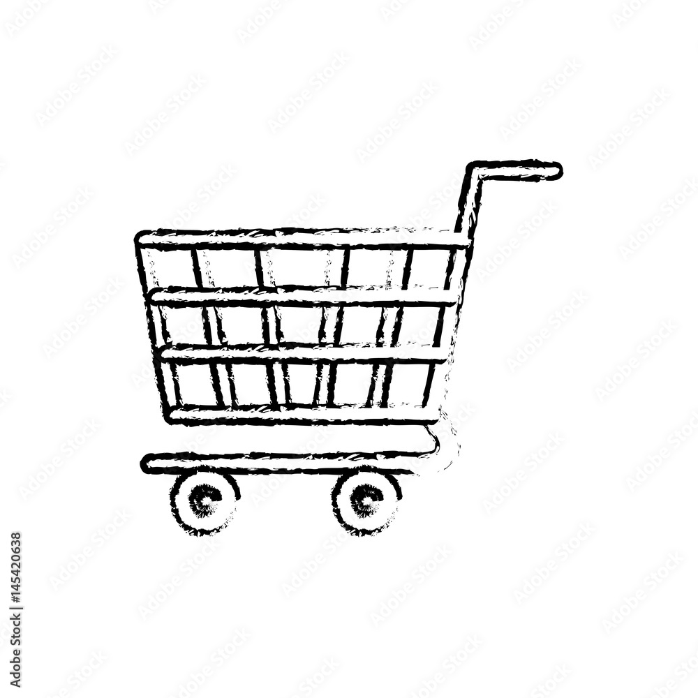 shopping cart icon over white background. vector illustration shopping cart icon over white background. vector illustration