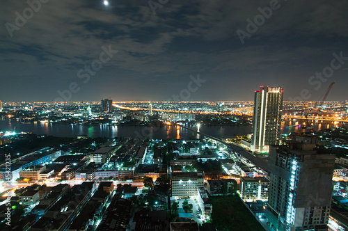 The night life  landscape in bangkok