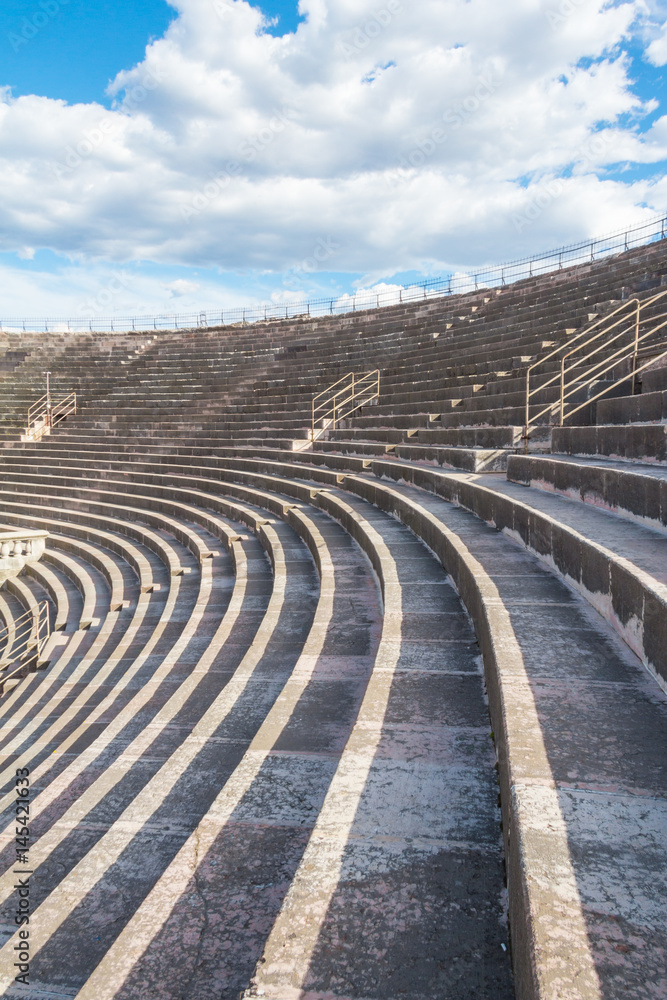 The Verona Arena is a Roman amphitheatre in Piazza Bra in Verona, Italy built in the first century