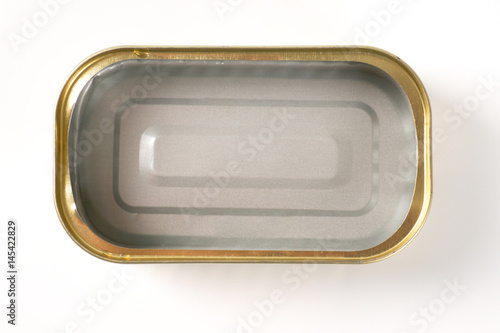 empty tin of sardines