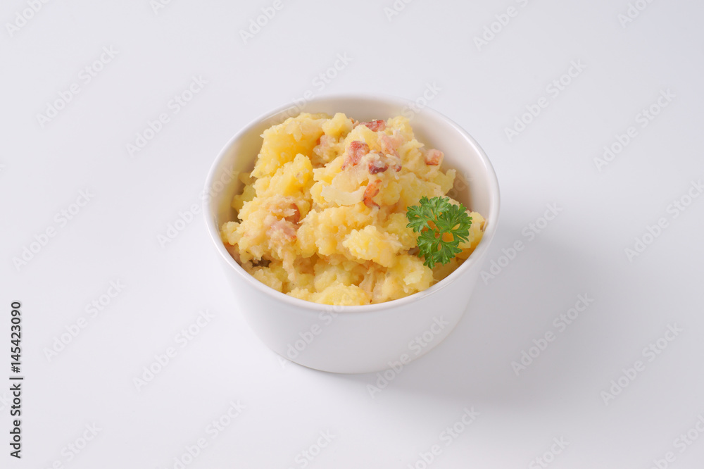 crushed potatoes with bacon crushed potatoes with bacon