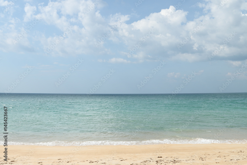 beach and sea