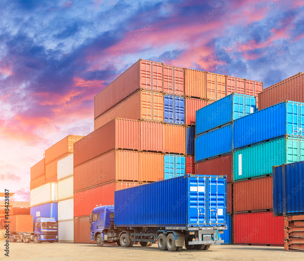 Industrial Container yard for Logistic Import Export business Industrial Container yard for Logistic Import Export business