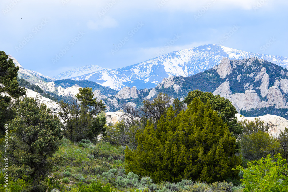 mountains sky