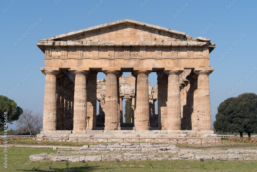 Temple of Paestum Archaeological site, Italy