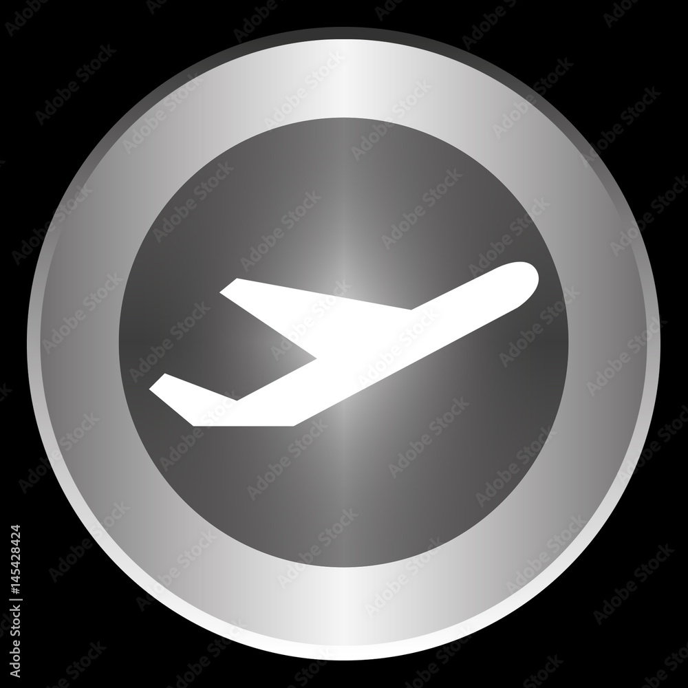 icon on a circle isolated on a black background icon on a circle isolated on a black background