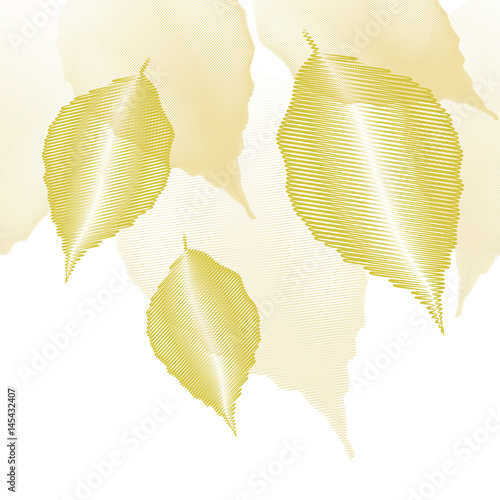 Fresh green leaves background, pattern