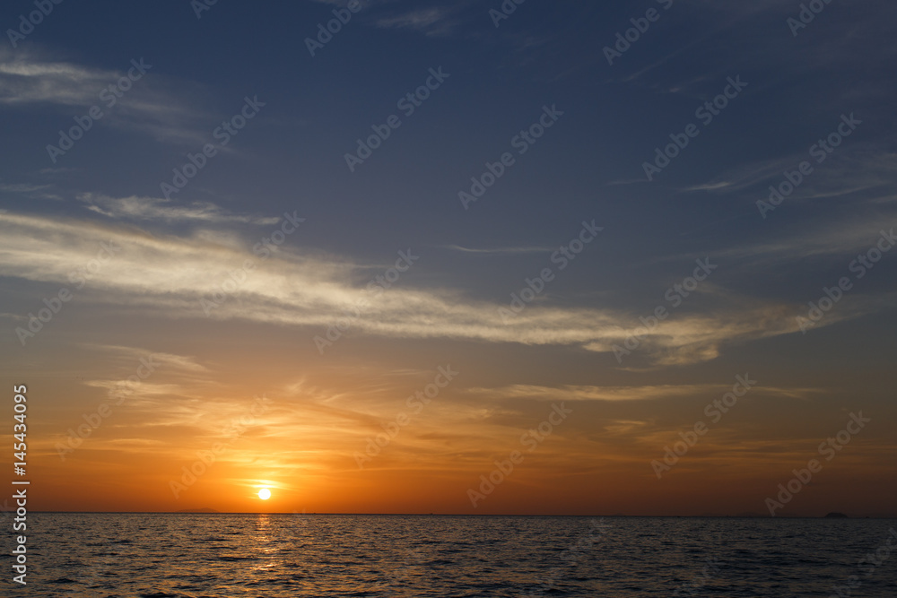 Photography of sunset by sea