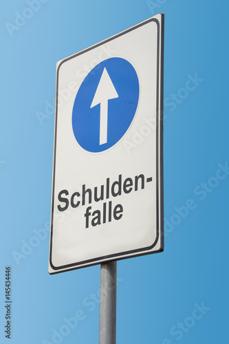 Schild 173 - Schuldenfalle