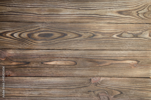Retro brown wooden background. top view. Horizontal orientation