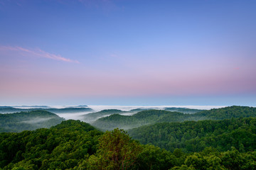 Papier peint photo Pourpre The Fog  © ScottymanPhoto