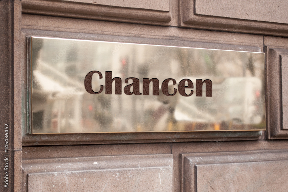 Schild 205 - Chancen