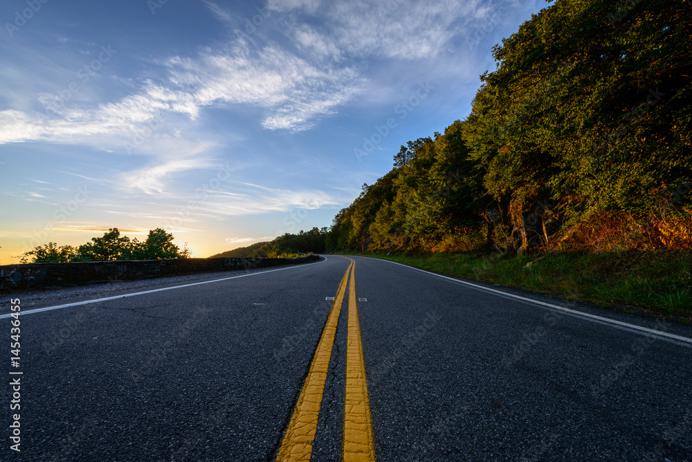 Fototapeta premium Sunrise Highway