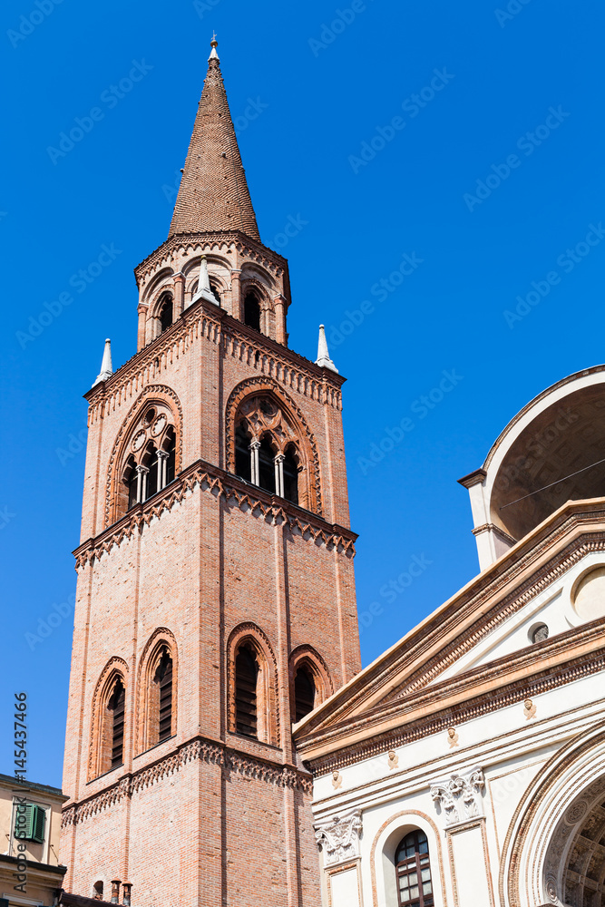 bellt ower of Basilica of Sant'Andrea in Mantua