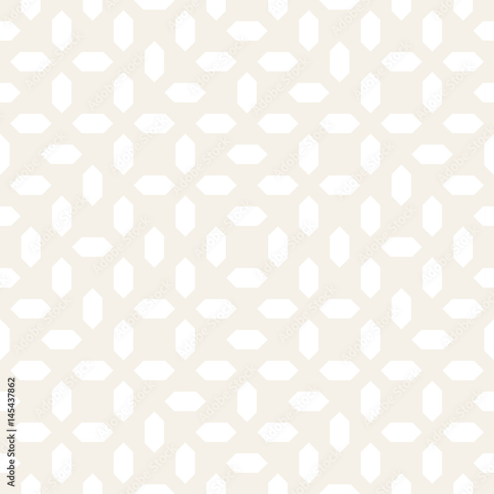 Geometric Ethnic Lattice. Stylish Subtle Texture. Vector Abstract Seamless Pattern.