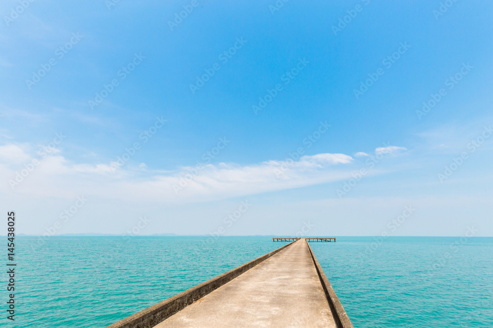 Concrete pier of Koh Chang