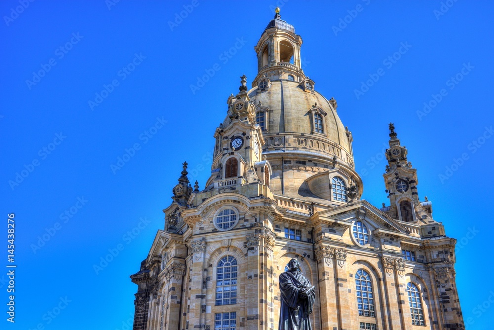 Die Dresdener Frauenkirche 
